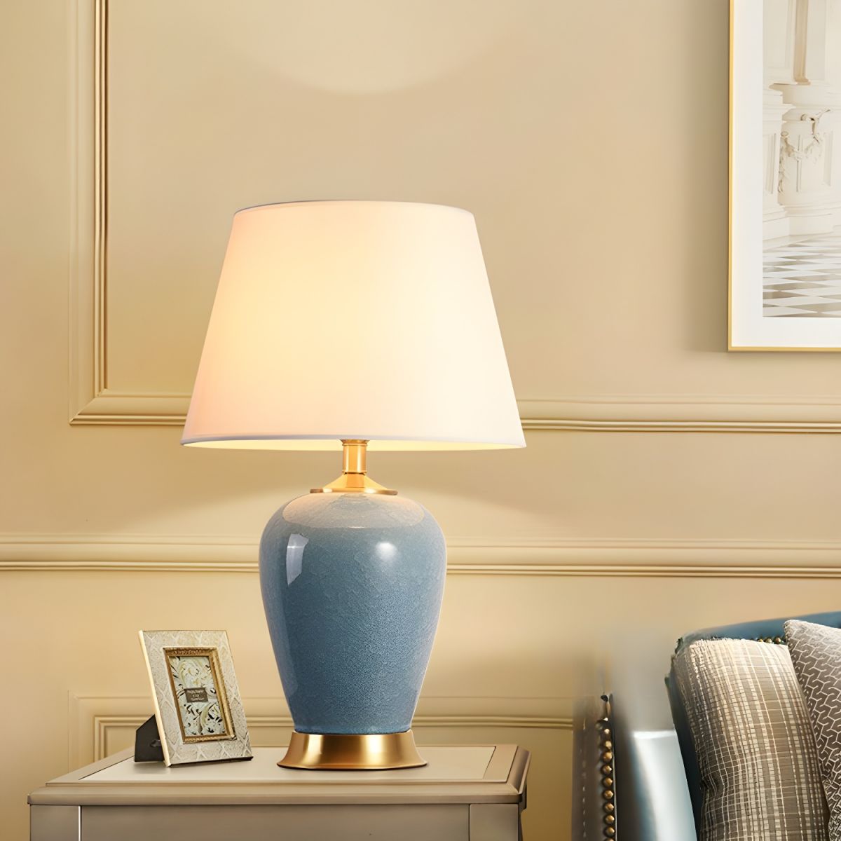 Nachttischlampe Amerikanisch
