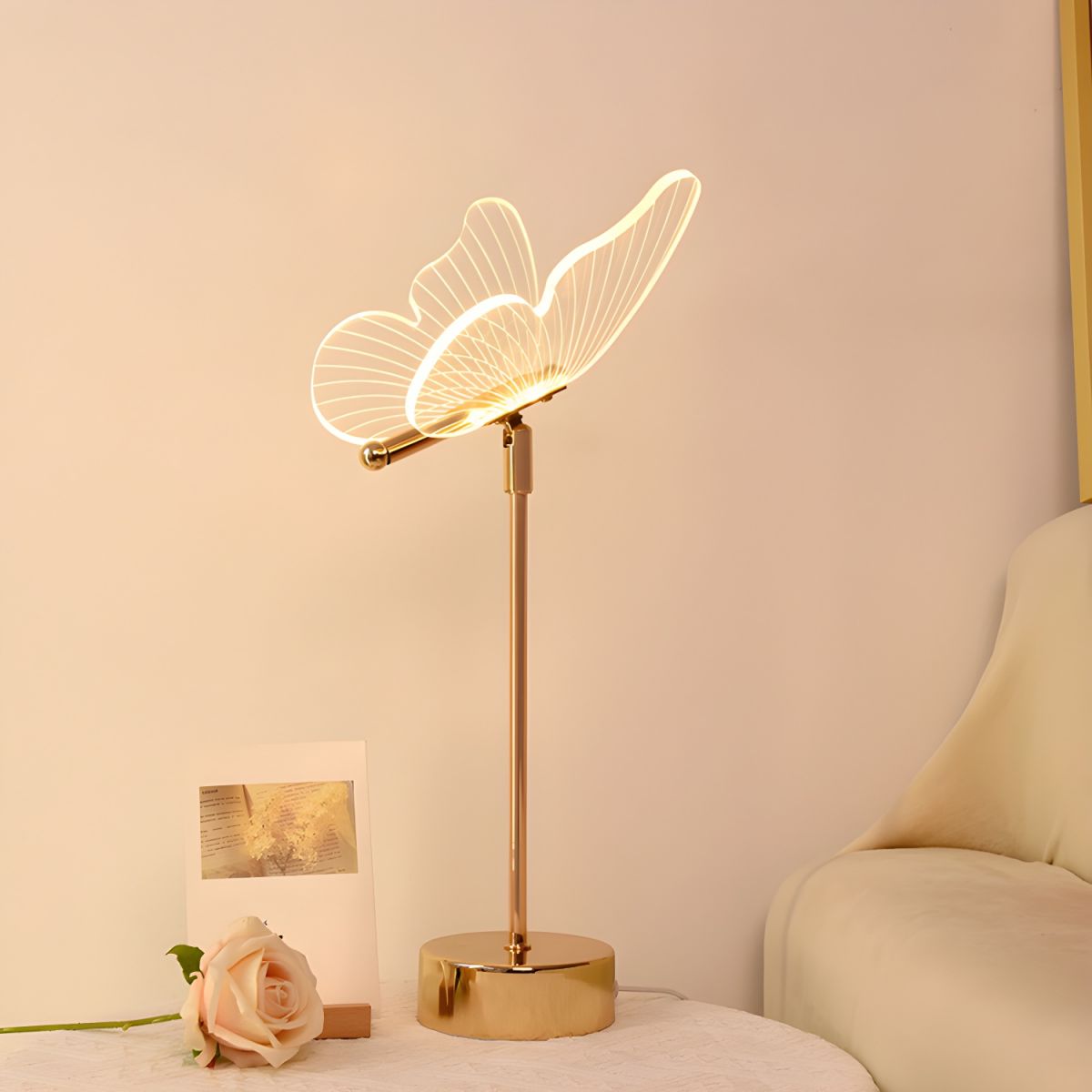 Nachttischlampe Schmetterling