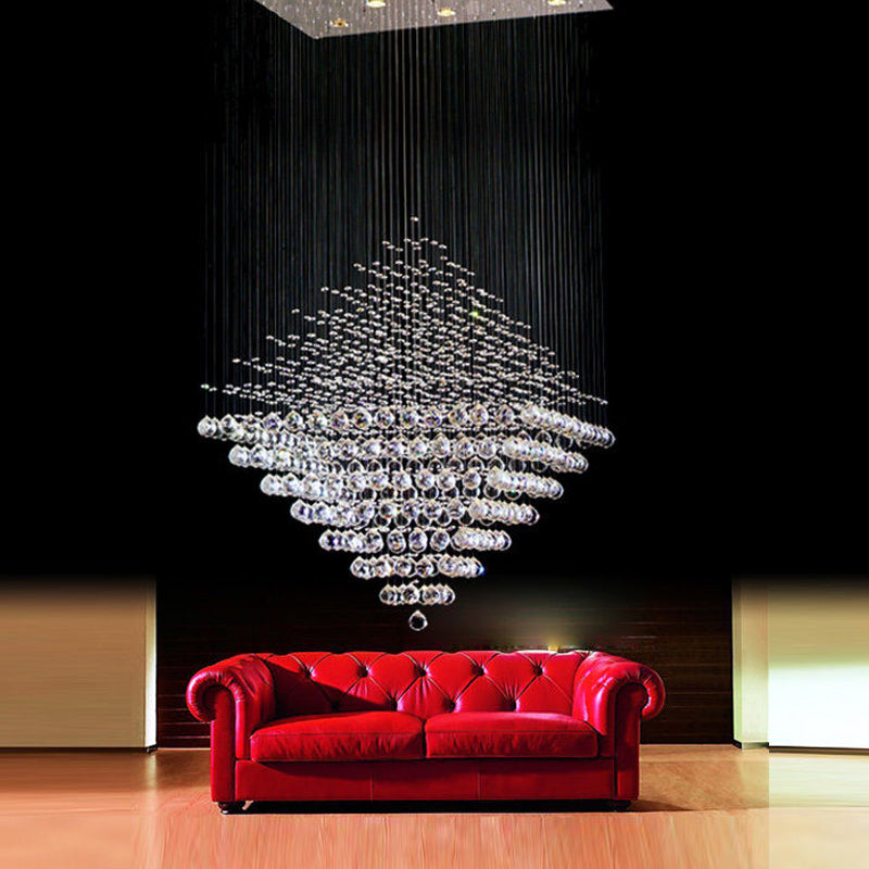 Kronleuchter Diamant Kristall Silber