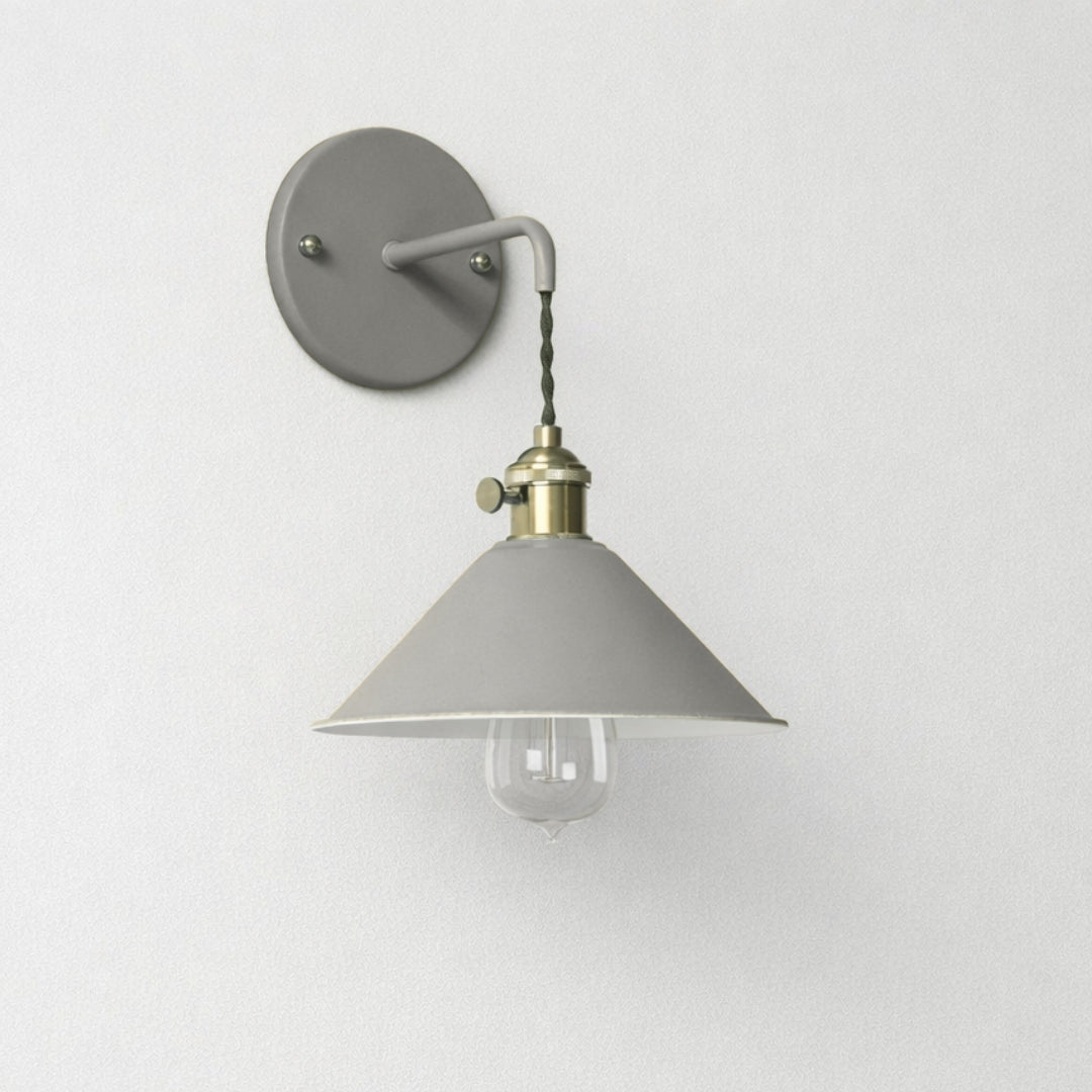 Wandleuchte LED Vintage Metall Plaqué Farbig