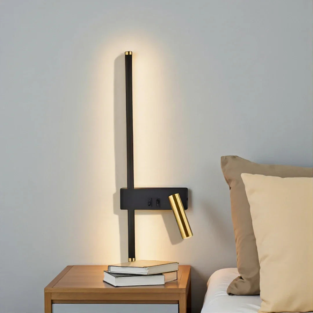 Nachttischlampe Wand Leuchtstange mit LED