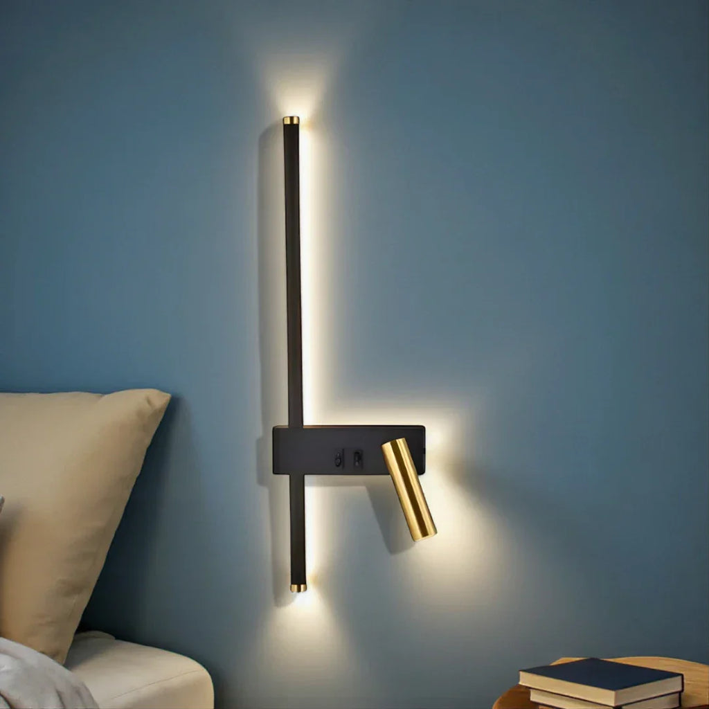 Nachttischlampe Wand Leuchtstange mit LED