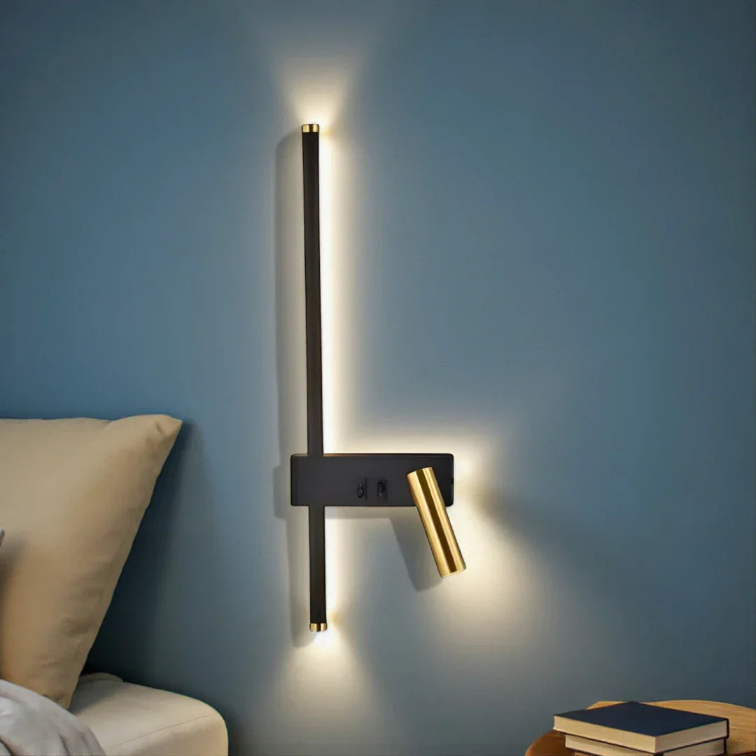 Nachttischlampe Wand Leuchtstange mit LED