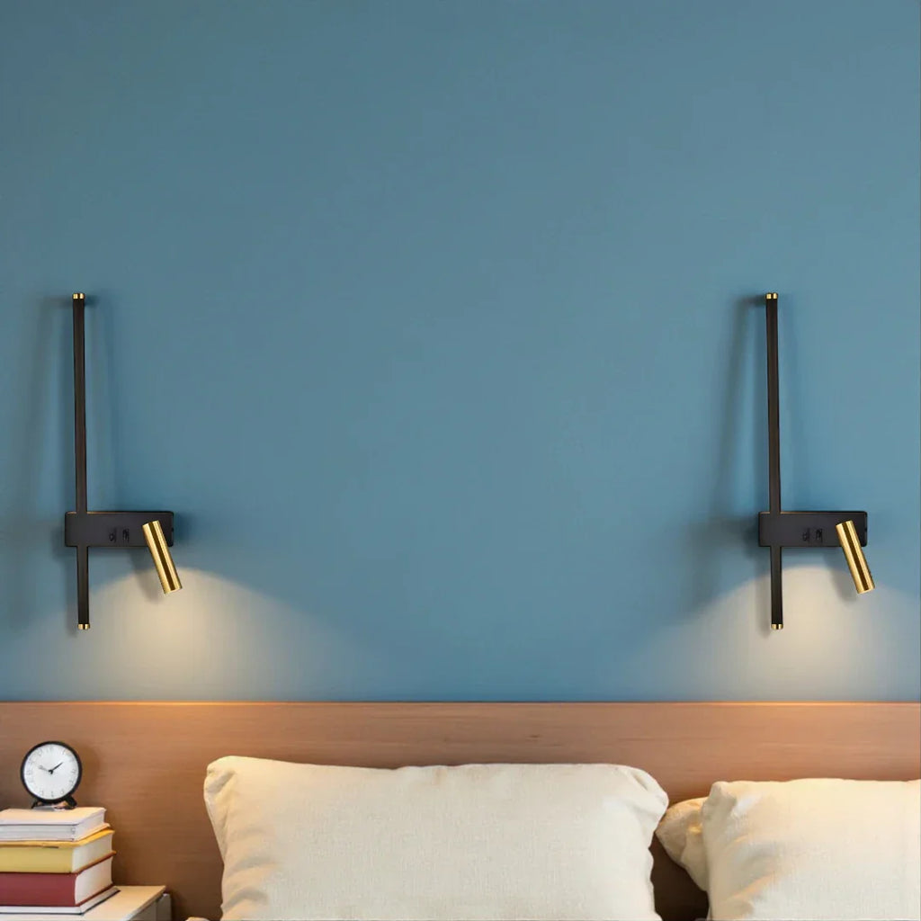 Nachttischlampe Wand Leuchtstange mit LED
