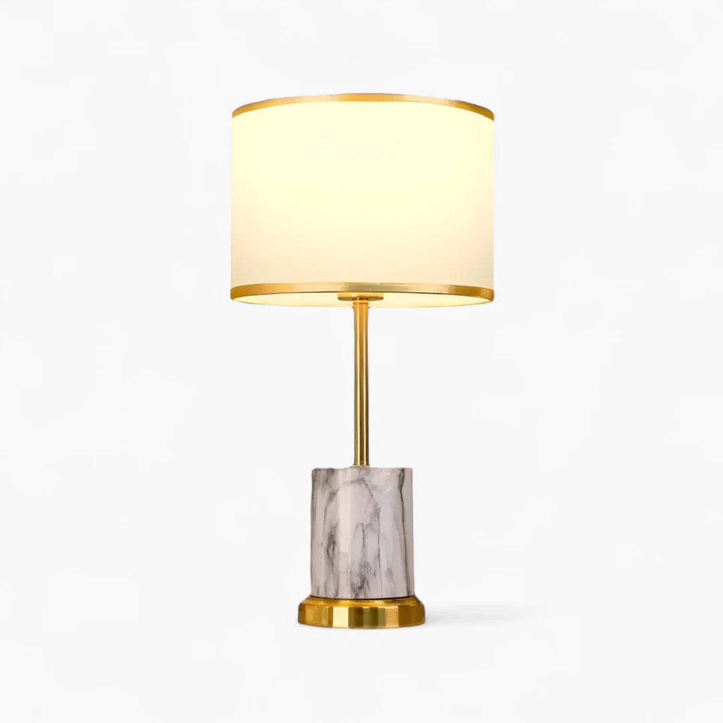 Nachttischlampe Metall Golden