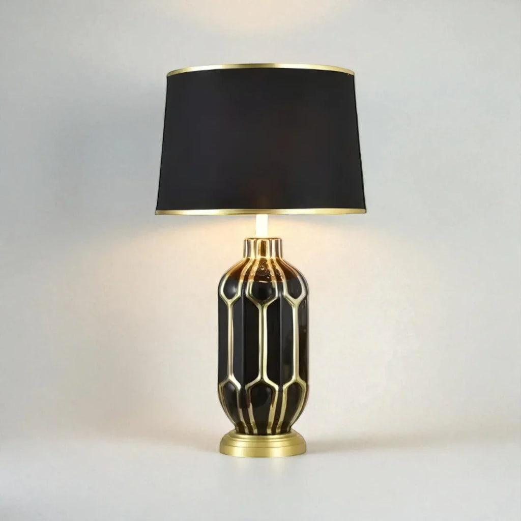 Nachttischlampe Grün Emeraude