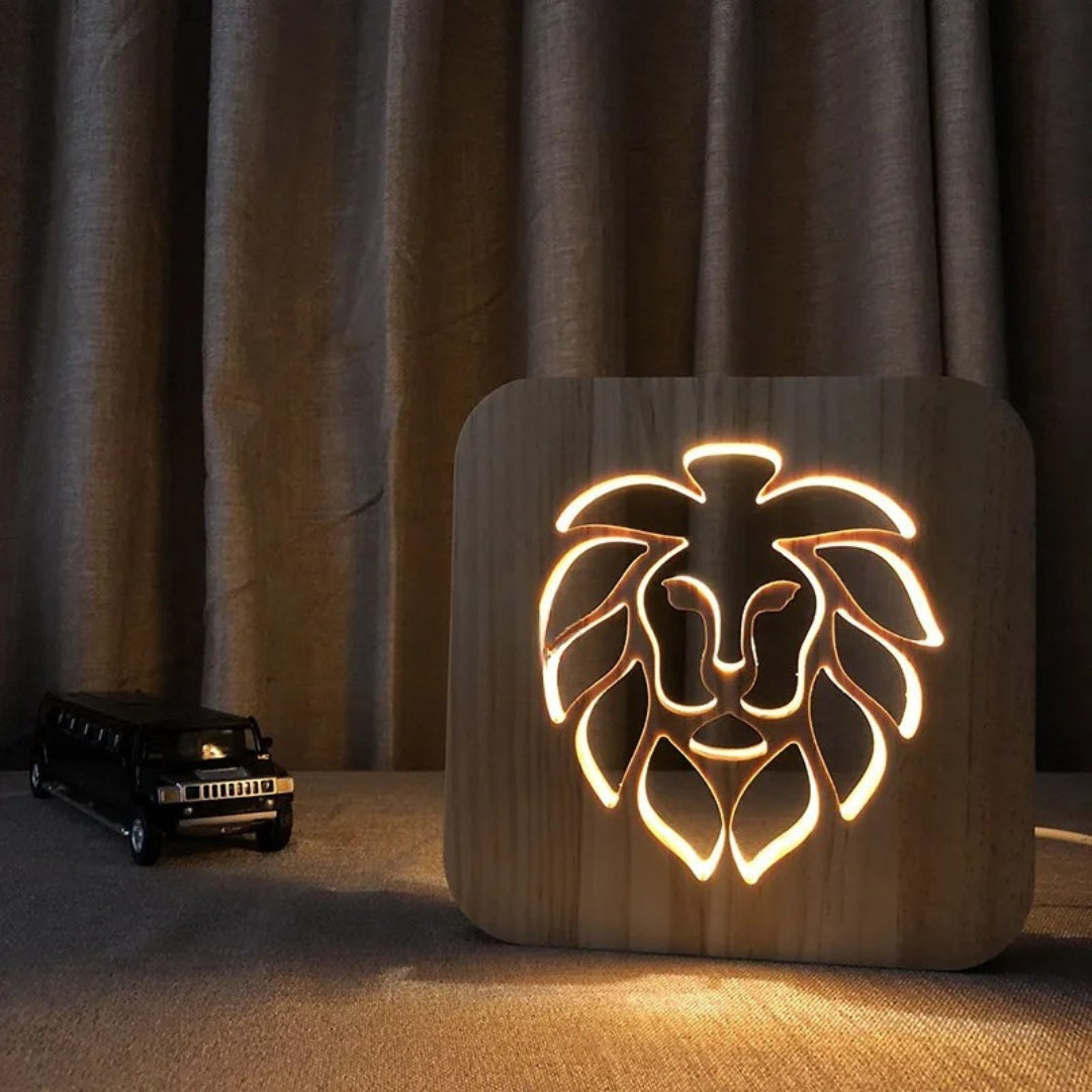 Nachttischlampe Lion