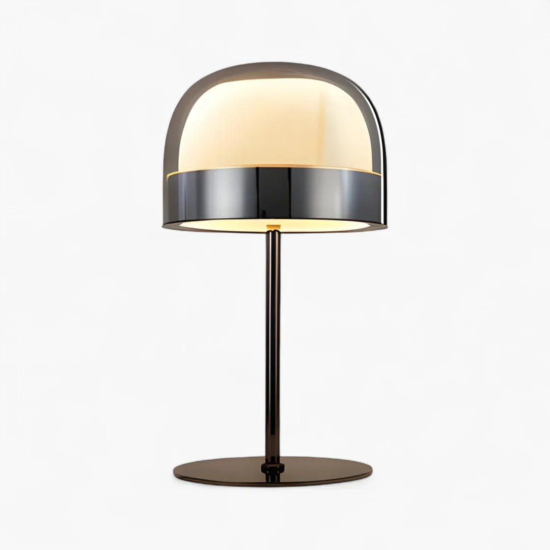 Nachttischlampe aus Transparentes Glas