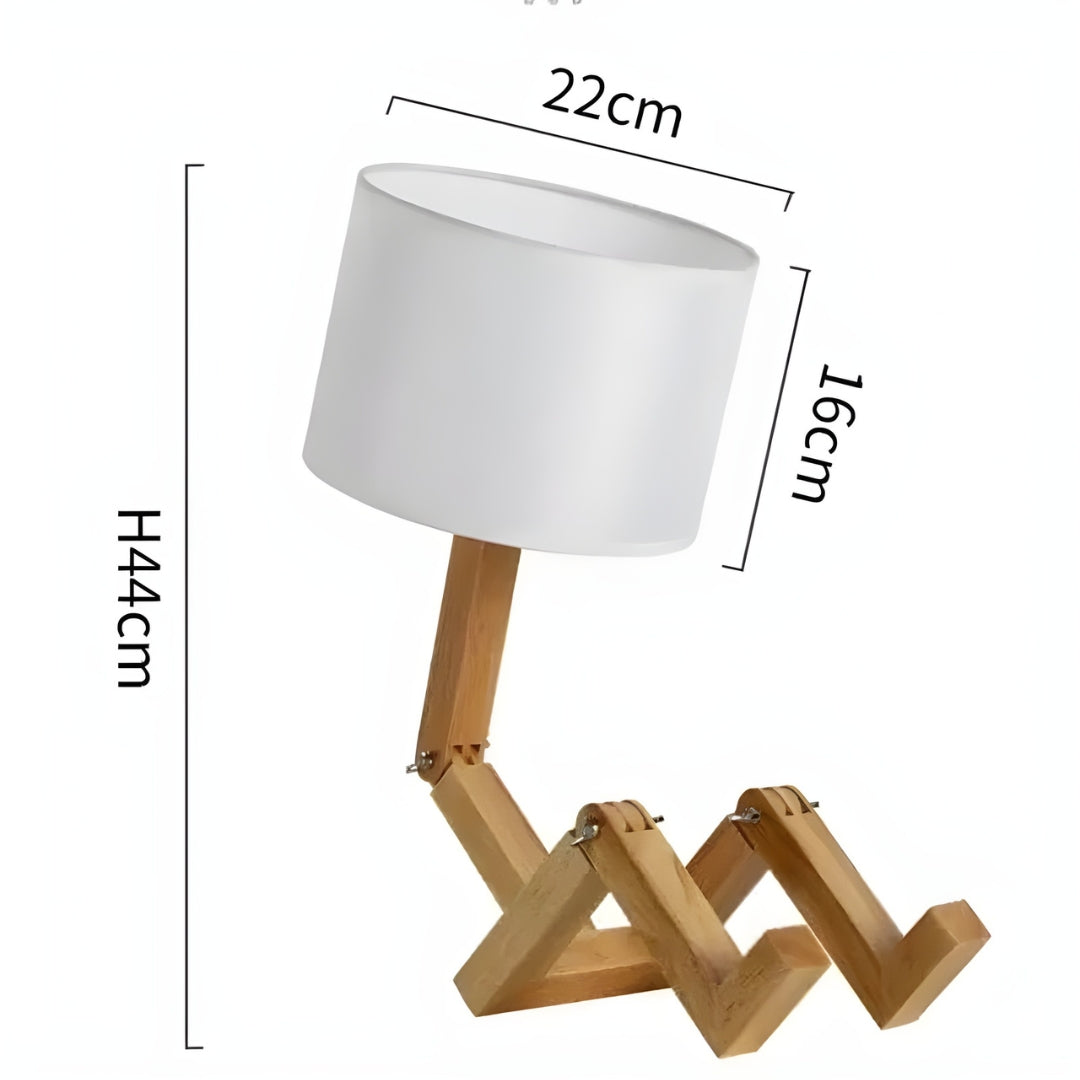 Nachttischlampe Figur