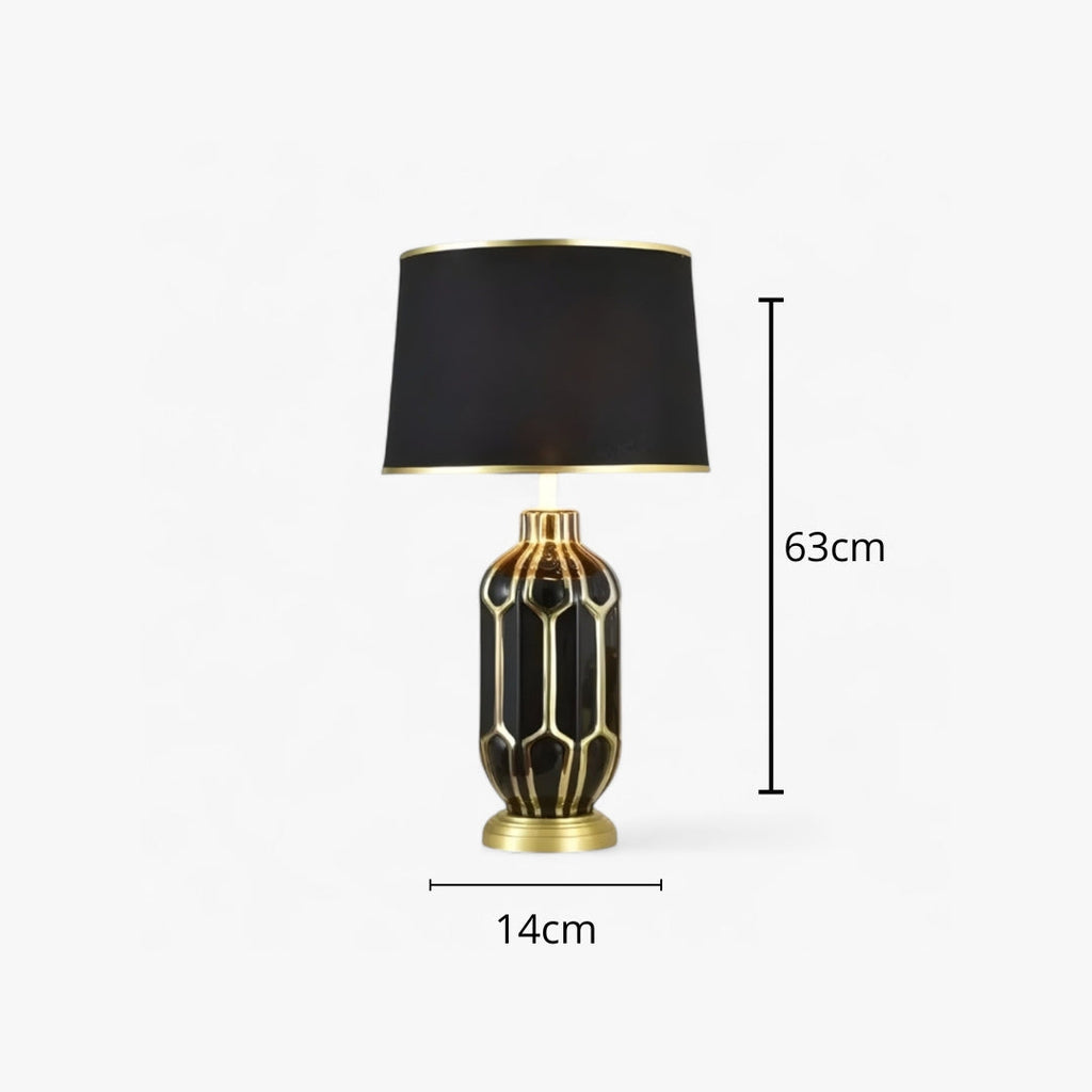 Nachttischlampe Grün Emeraude