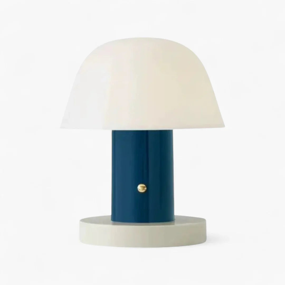Nachttischlampe Pilz mit LED