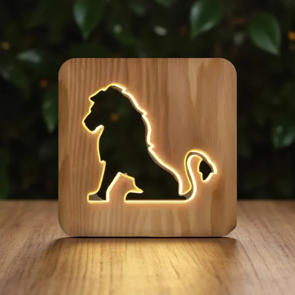 Nachttischlampe Lion