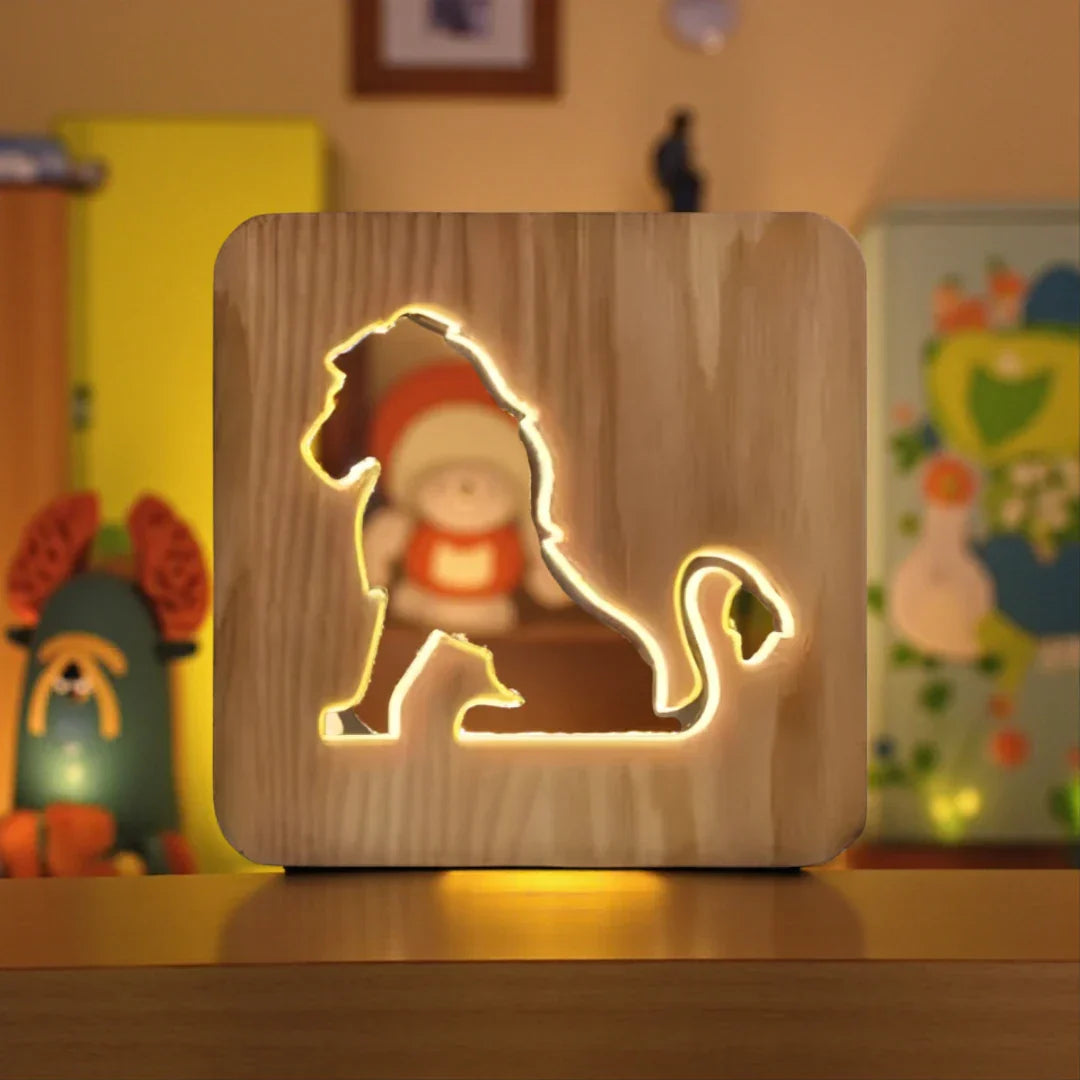 Nachttischlampe Lion
