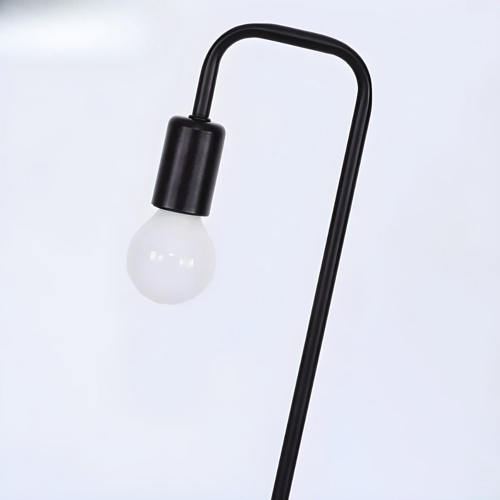 Nachttischlampe Holz Metall