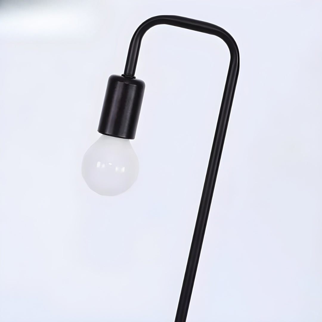 Nachttischlampe Holz Metall