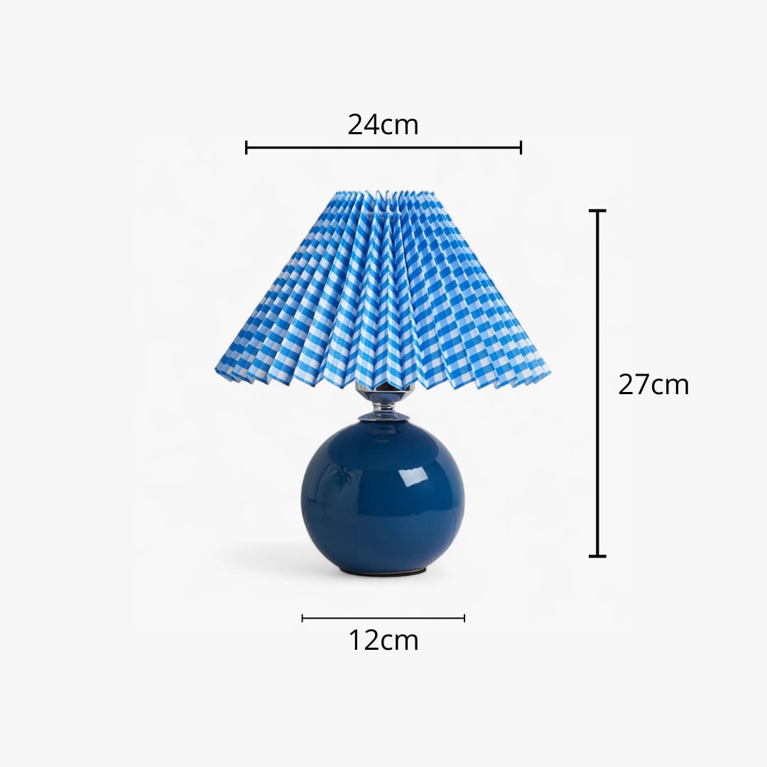 Nachttischlampe Lampenschirm Plissiert