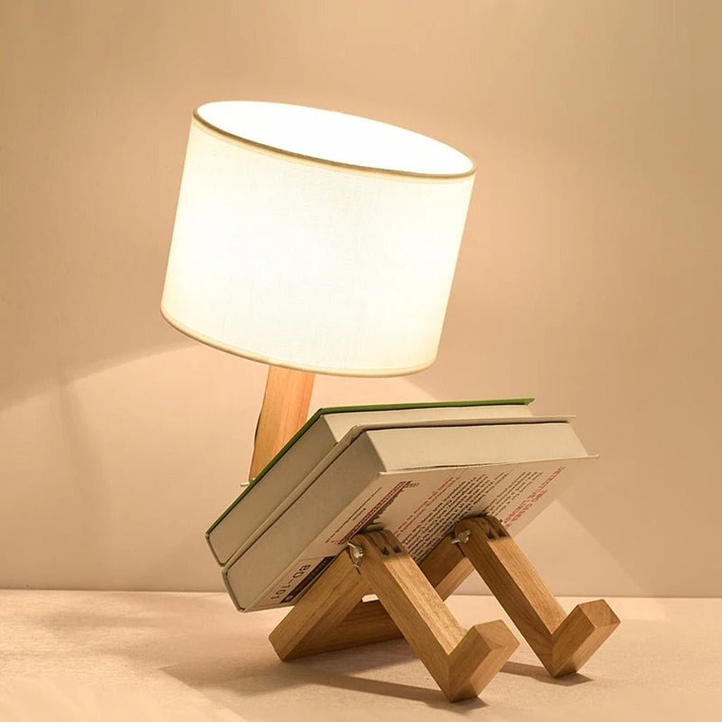 Nachttischlampe Figur