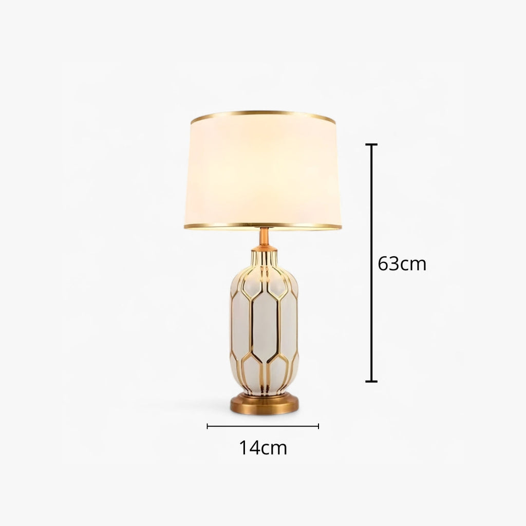 Nachttischlampe Grün Emeraude