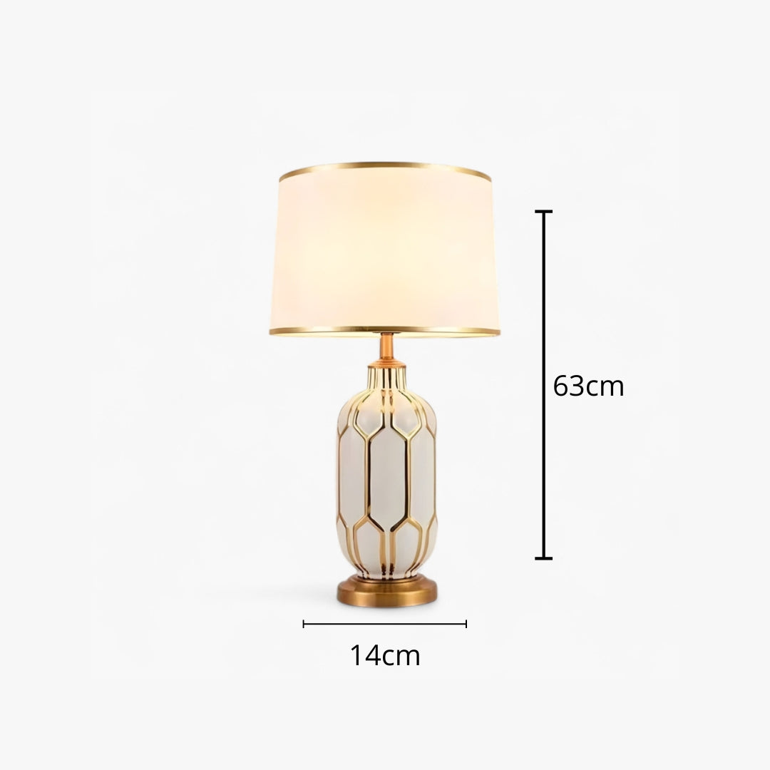 Nachttischlampe Grün Emeraude
