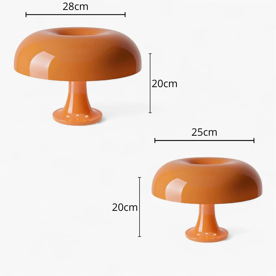 Nachttischlampe Dänischer Pilz