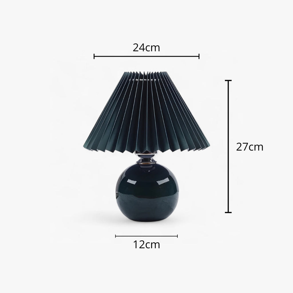 Nachttischlampe Lampenschirm Plissiert