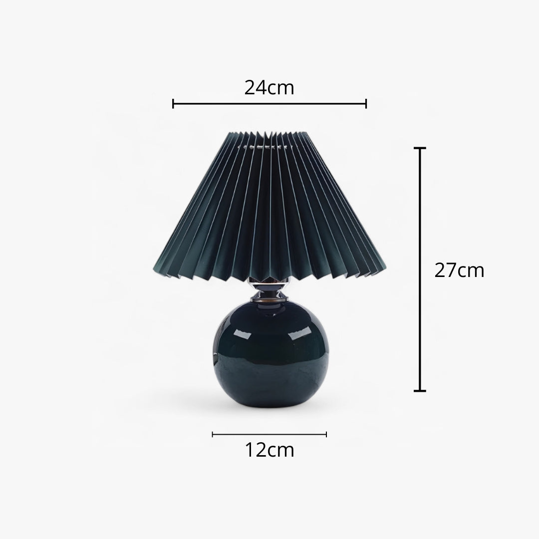 Nachttischlampe Lampenschirm Plissiert