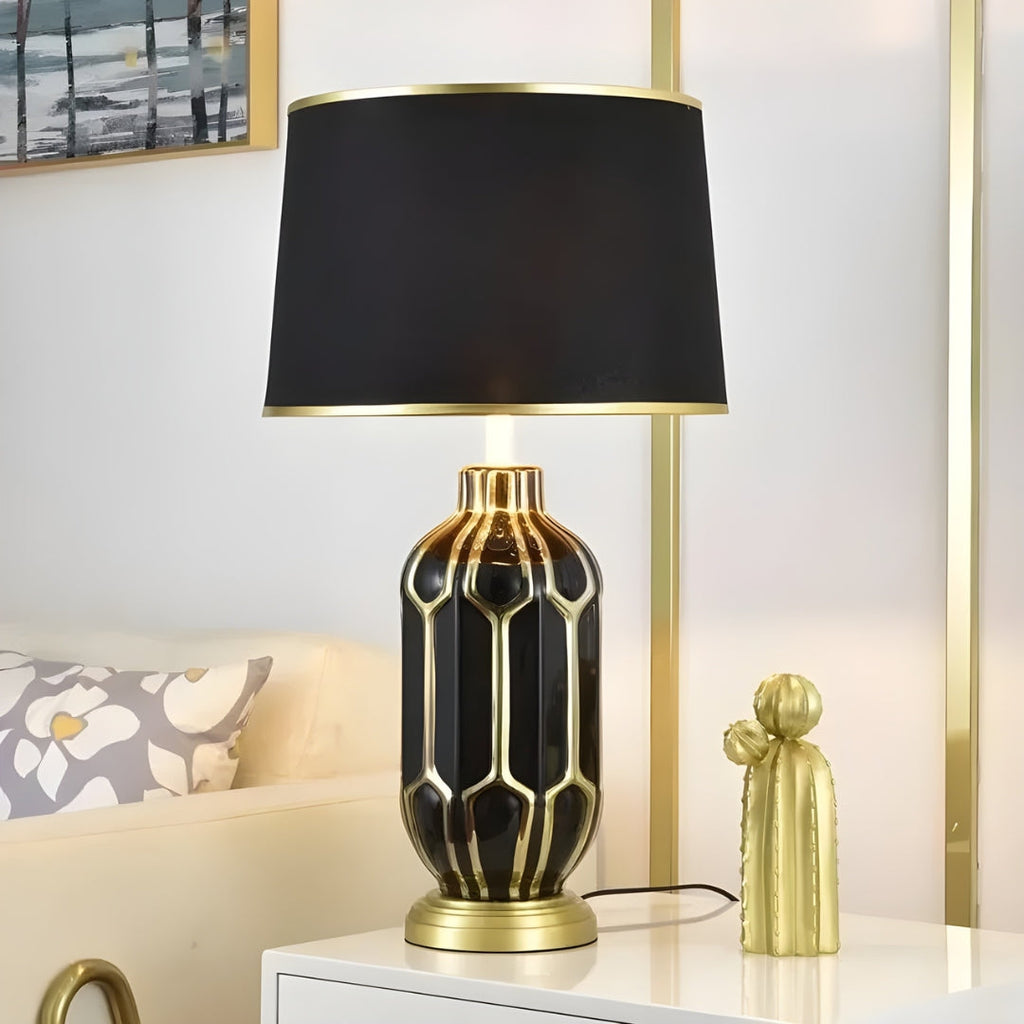 Nachttischlampe Grün Emeraude