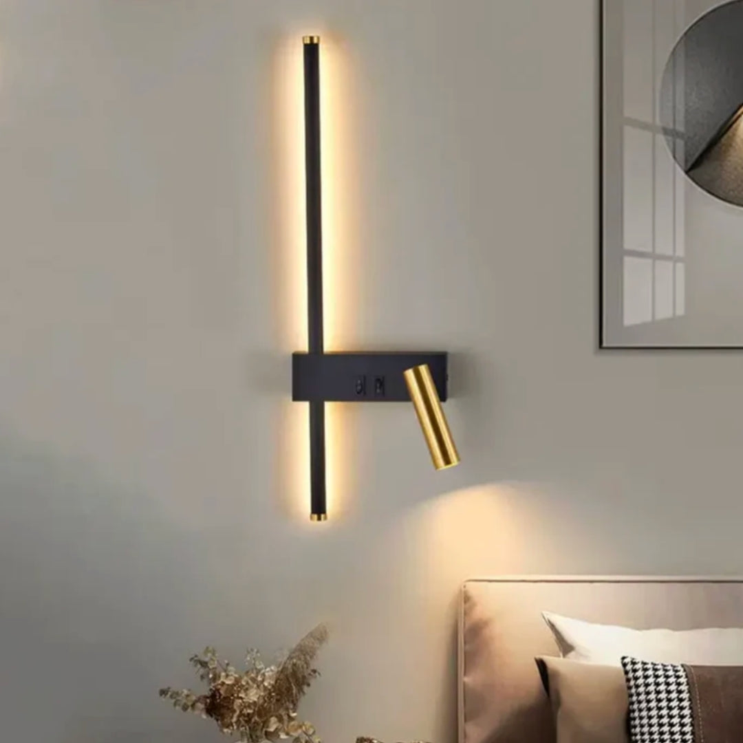 Nachttischlampe Wand Leuchtstange mit LED