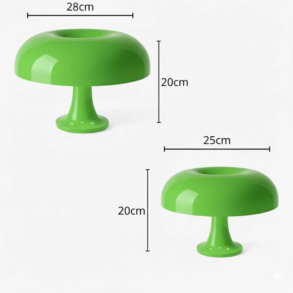 Nachttischlampe Dänischer Pilz