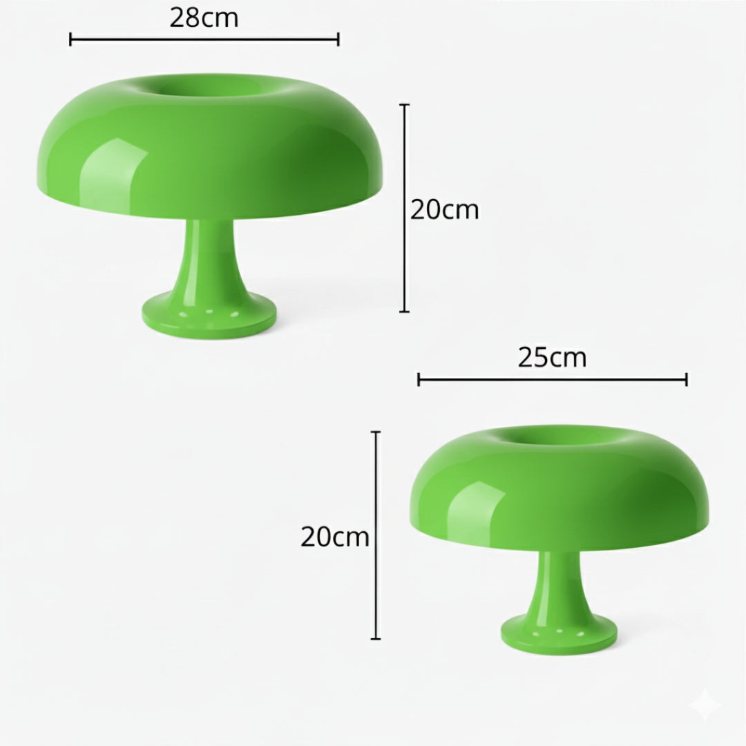 Nachttischlampe Dänischer Pilz