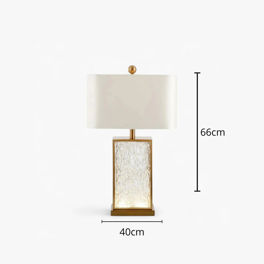 Nachttischlampe Marmor