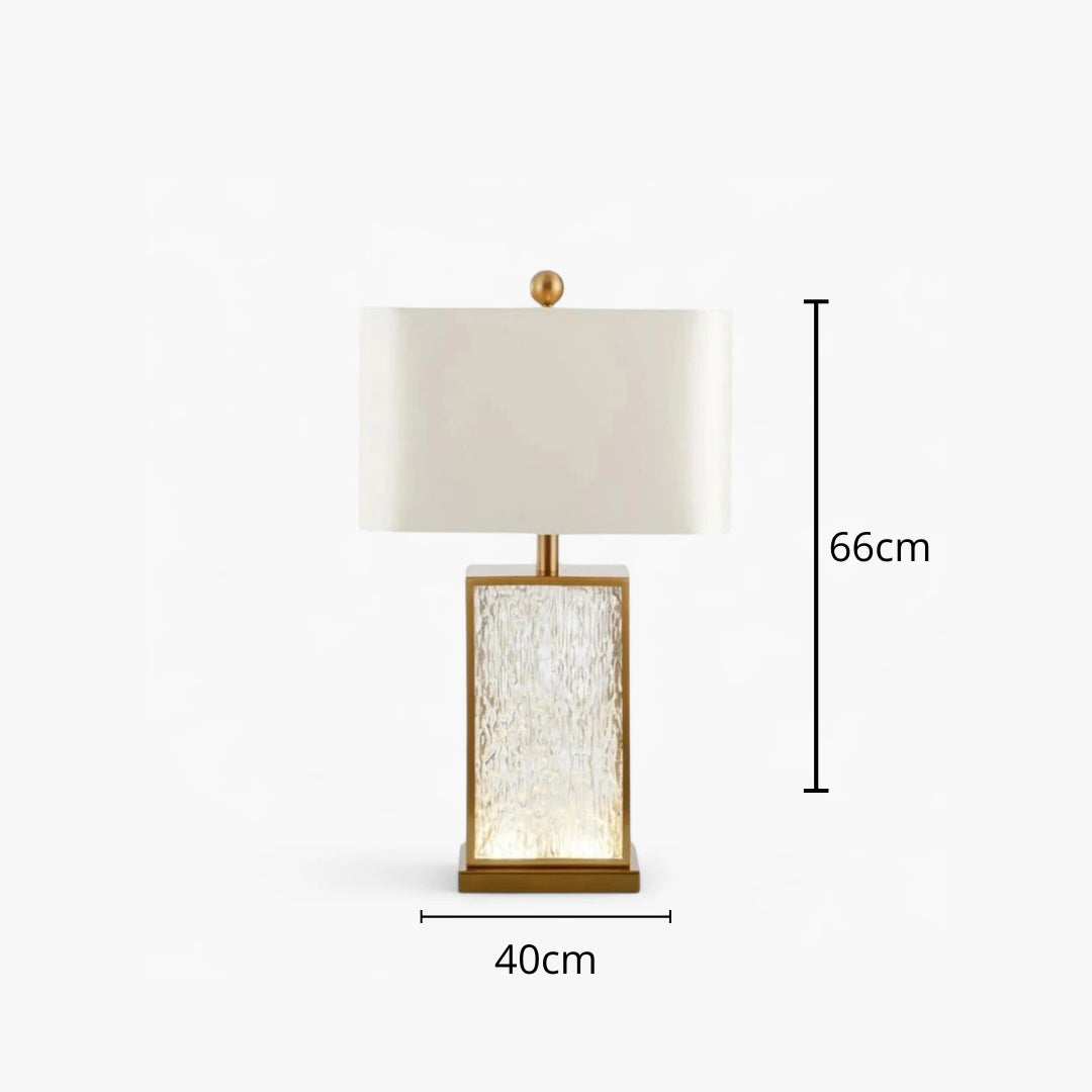 Nachttischlampe Marmor