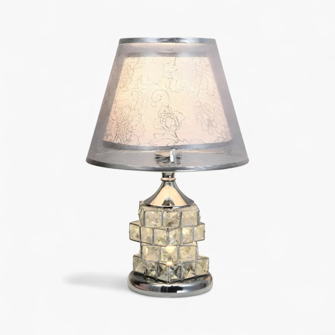 Nachttischlampe Fuß Kristall