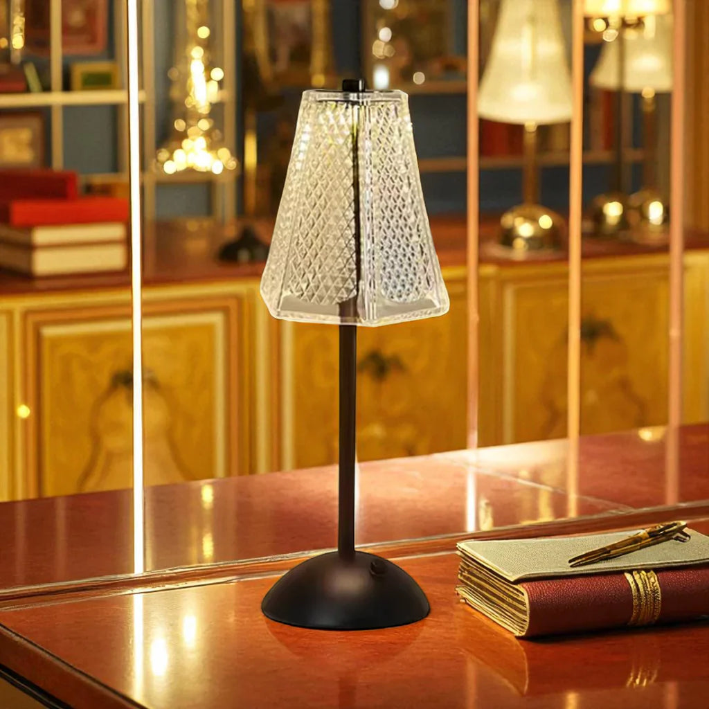 Nachttischlampe Kristall Touch