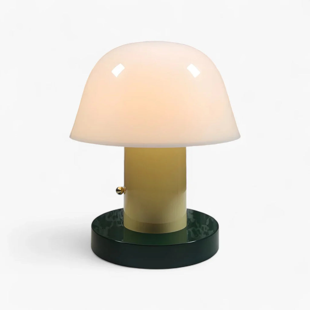 Nachttischlampe Pilz mit LED