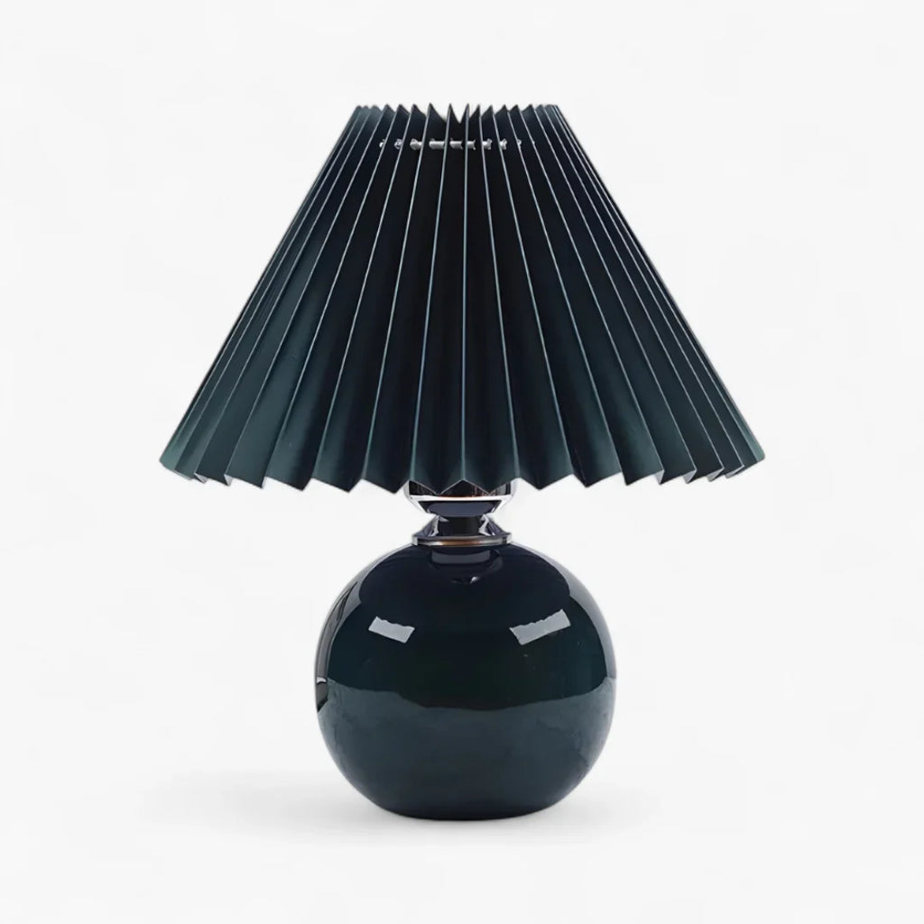 Nachttischlampe Lampenschirm Plissiert
