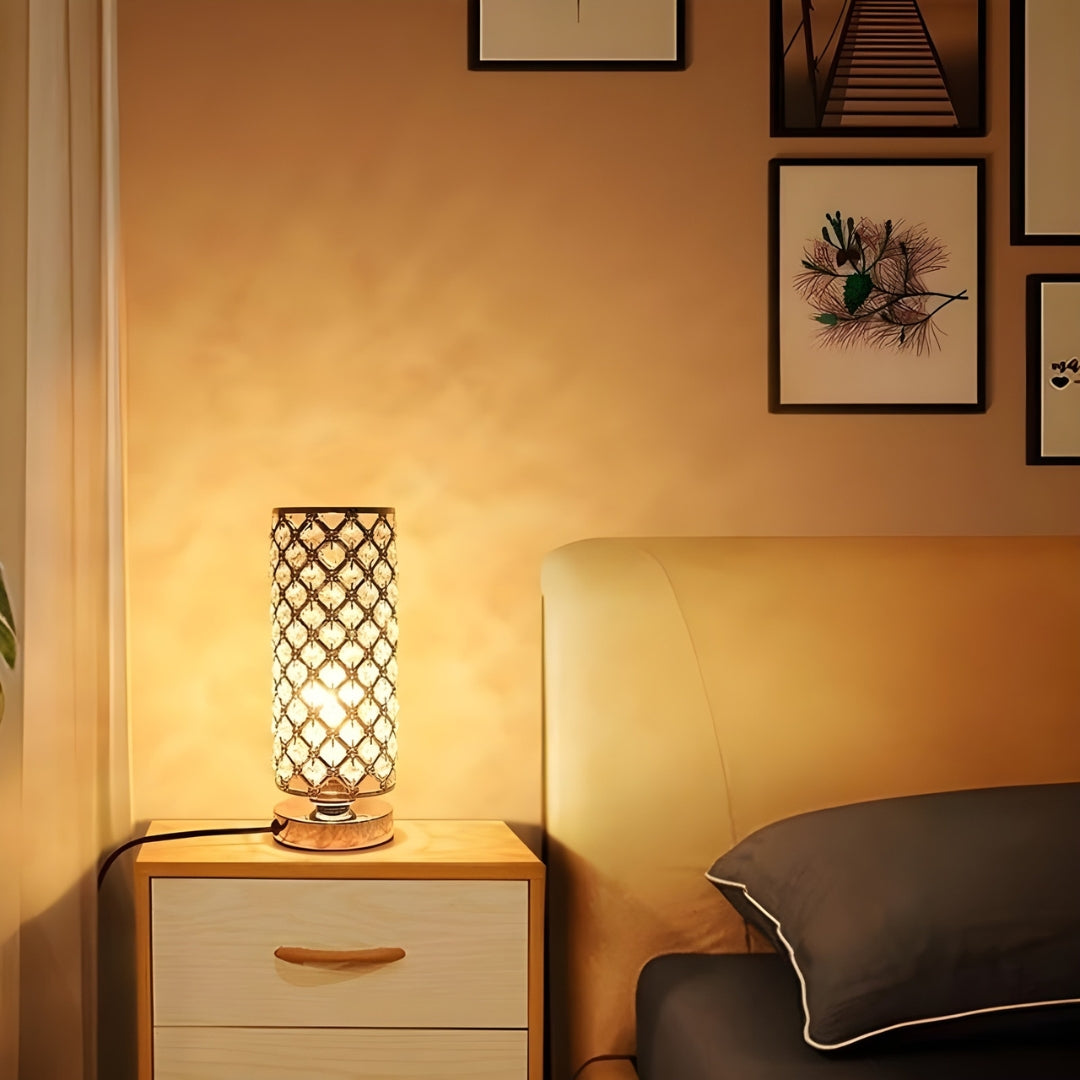 Nachttischlampe Diamant