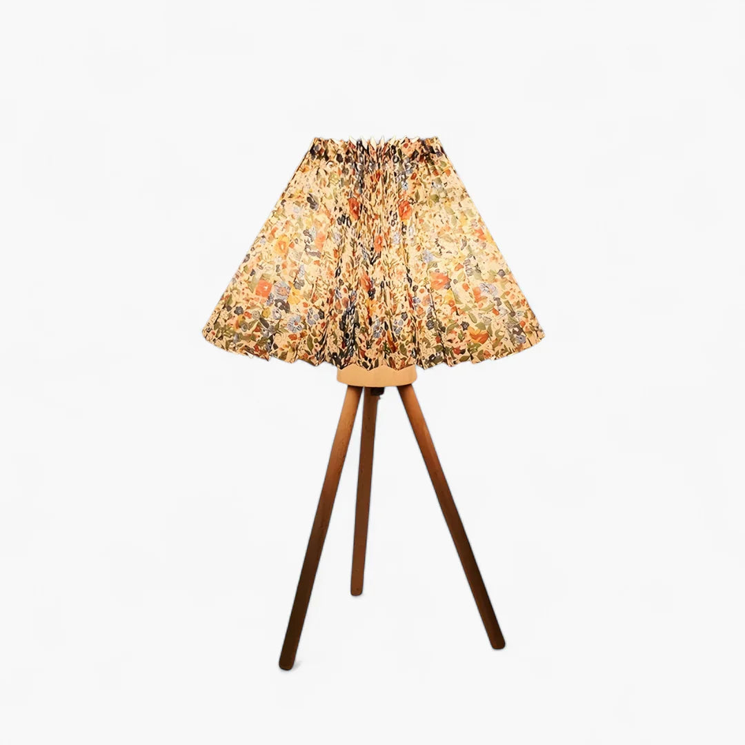 Nachttischlampe Skandinavisches Holz