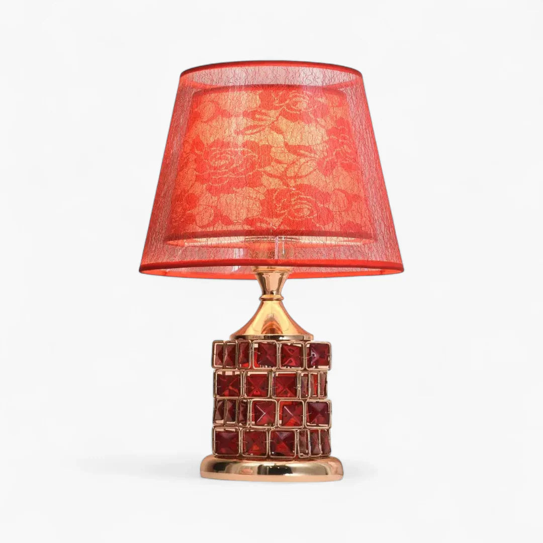 Nachttischlampe Fuß Kristall