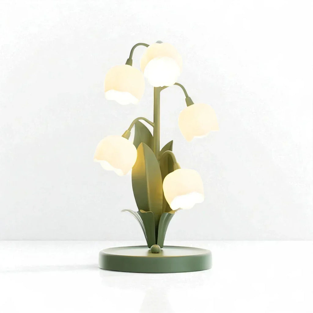 Nachttischlampe Blume