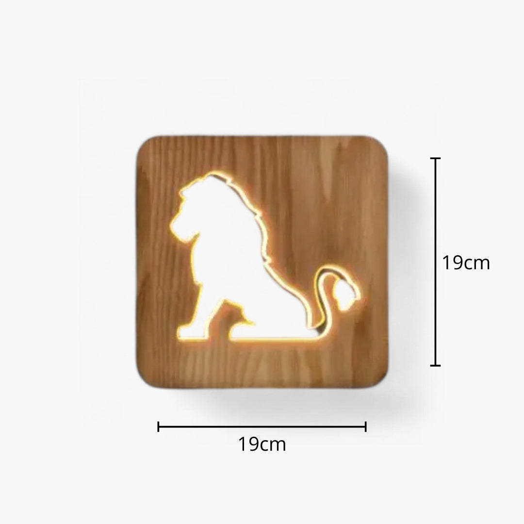 Nachttischlampe Lion