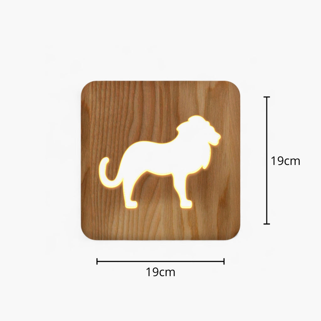 Nachttischlampe Lion
