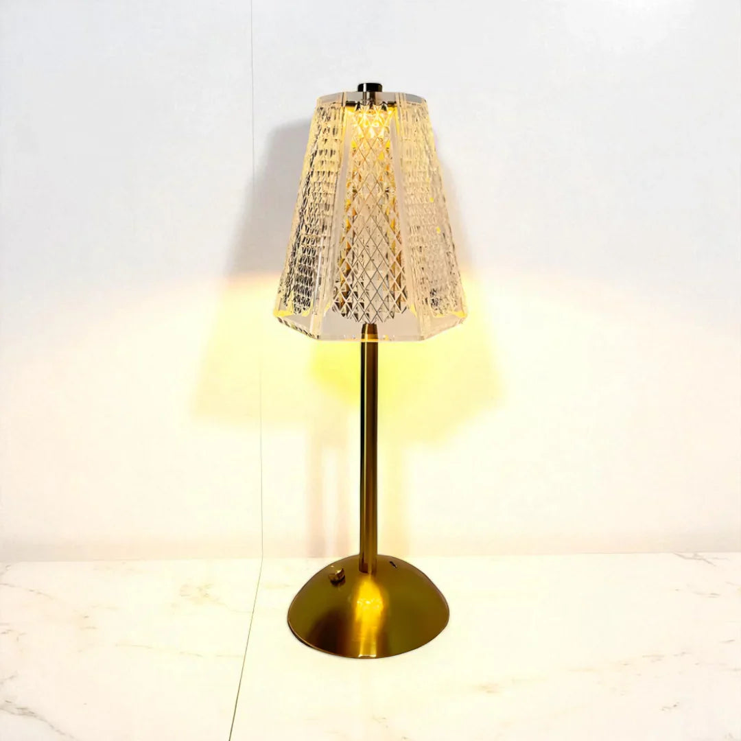 Nachttischlampe Kristall Touch
