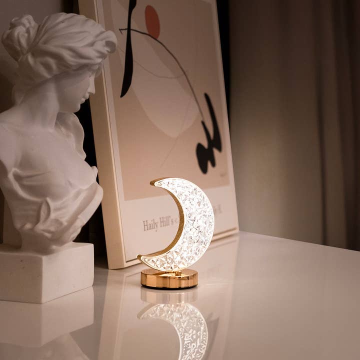 Nachttischlampe Mond
