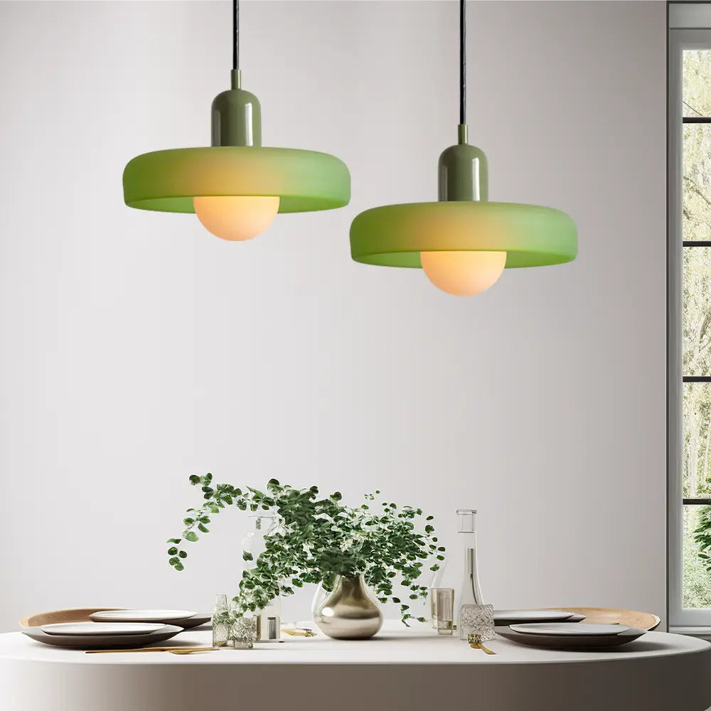 Pendelleuchte aus Glas Farbig Mellan