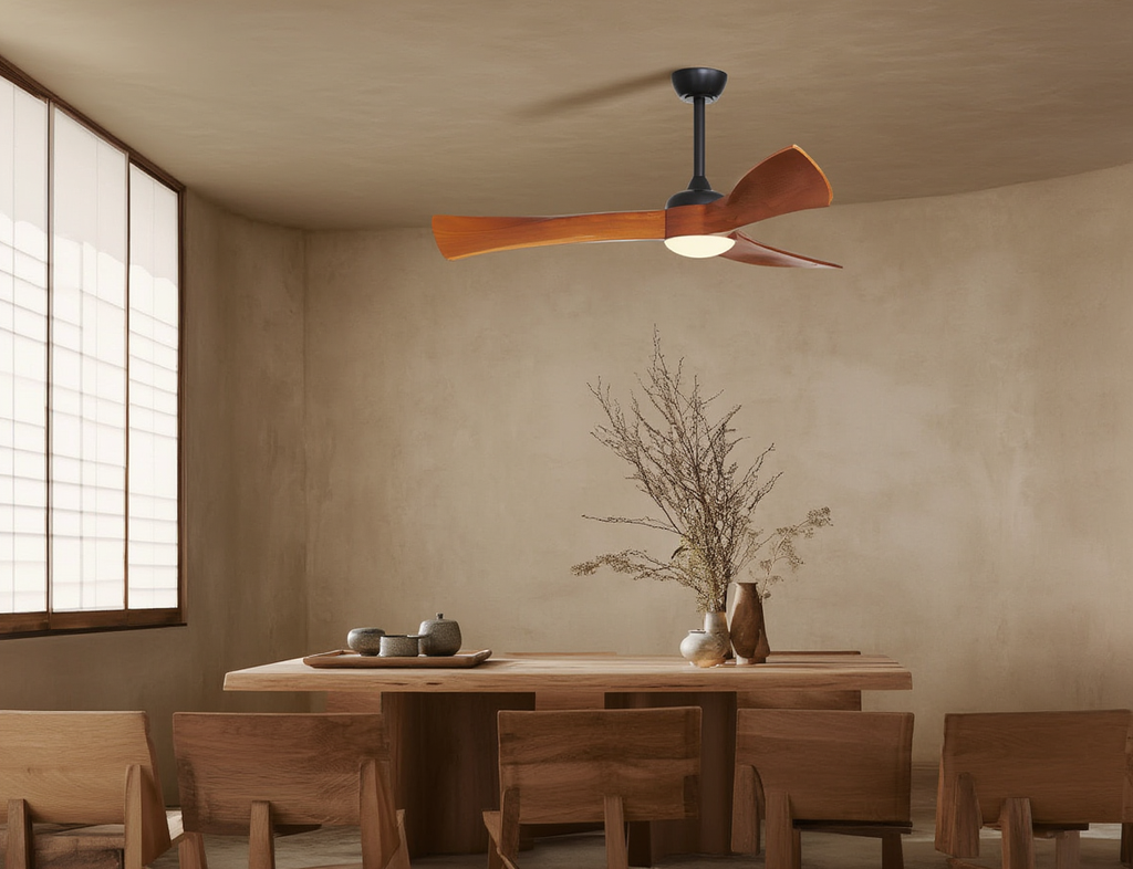 Cygnéo | Nordischer Ventilator LED Fernbedienung 132 cm
