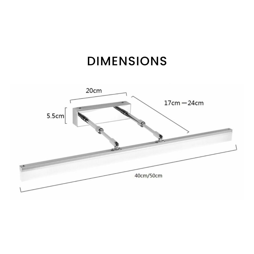 Wandleuchte LED für Bild oder Spiegel Design