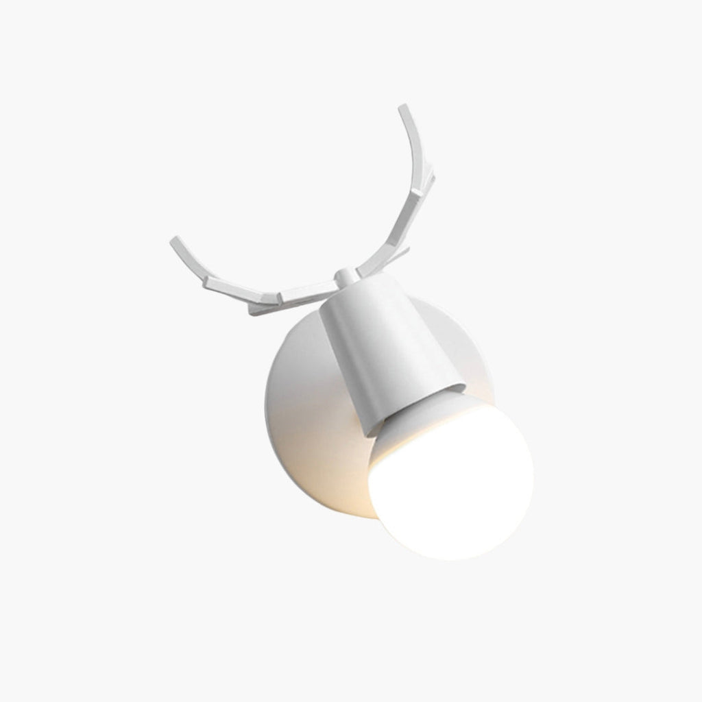 Wandleuchte LED Cerf aus Holz Design Originell