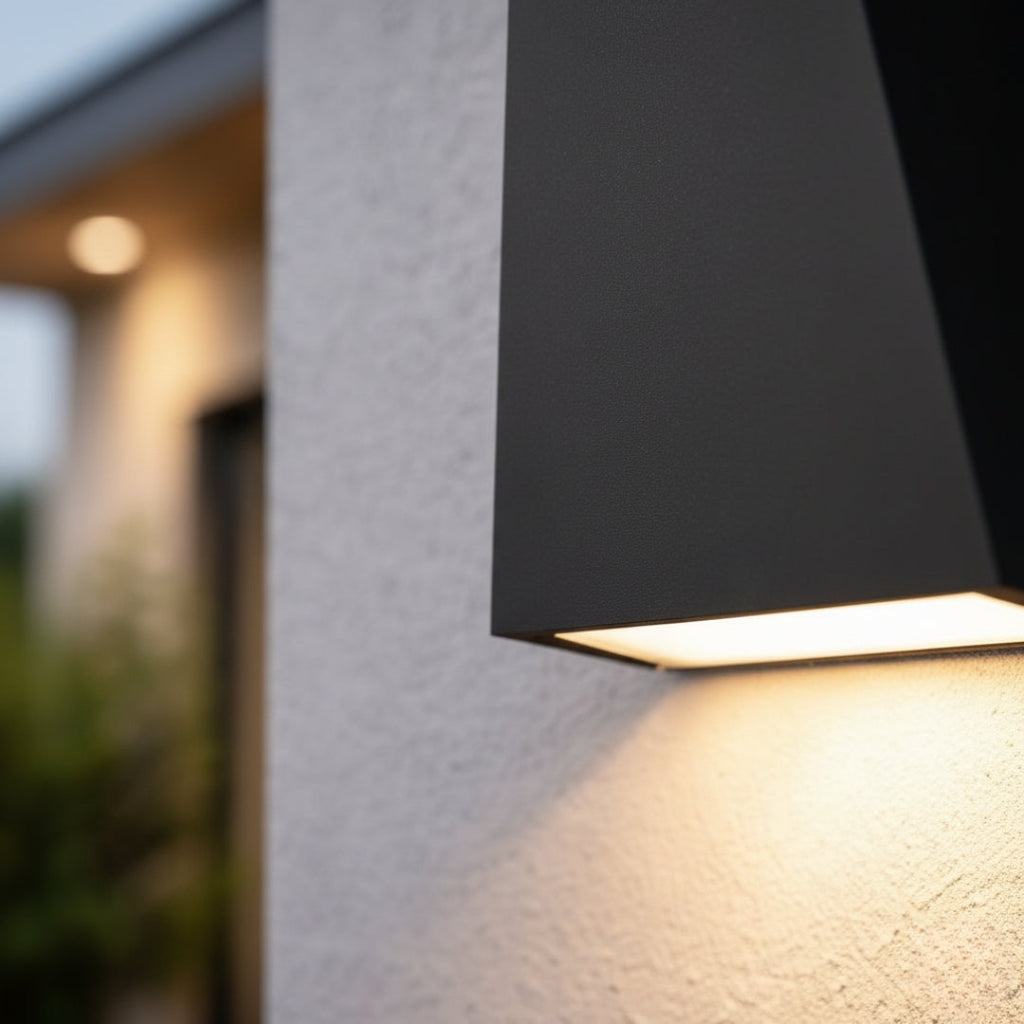 Wandleuchte LED Würfelförmig Design schwarz oder weiß