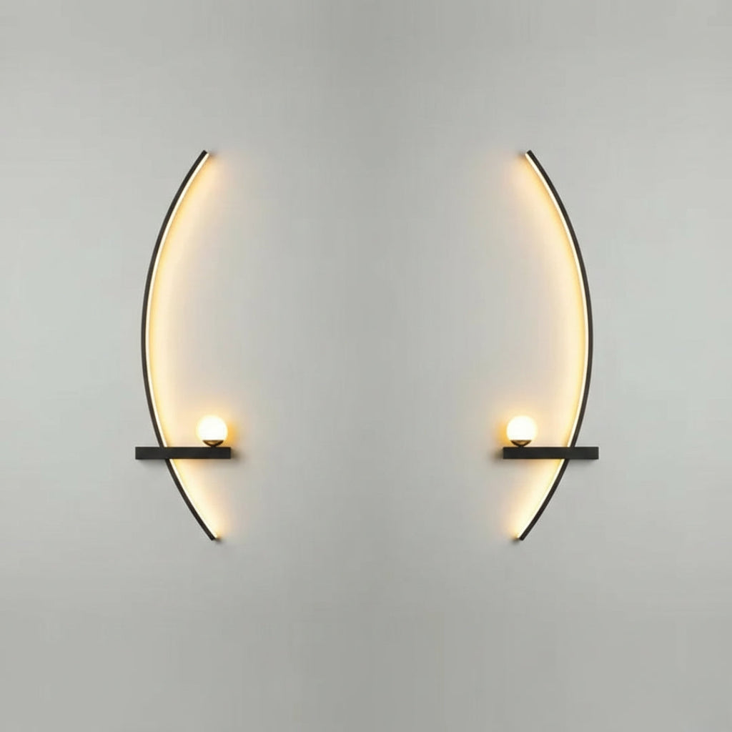 Wandleuchte LED Minimalistisch Schwarz modern